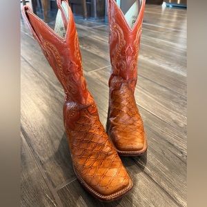 Ferritin Italian Leather Cowboy Boots